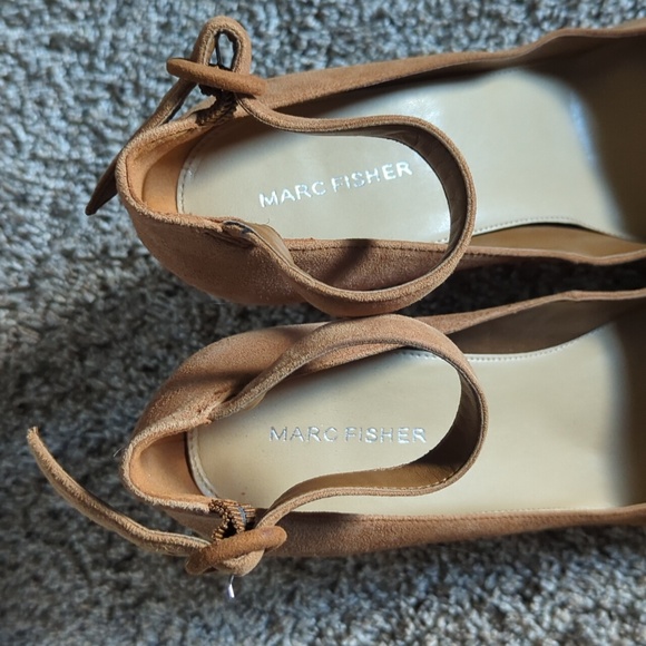 Camel marc Fisher block heel size 9.5 - Picture 7 of 8